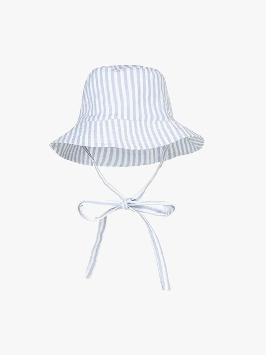 Swim Essentials Solhatt, Blue Stripes, 1-2 år