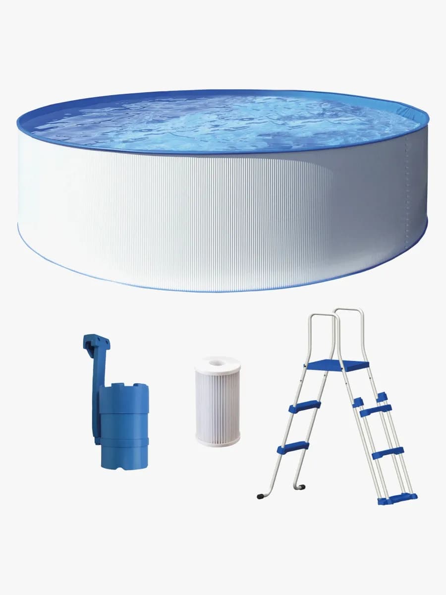 Swim &  Fun Kreta Pool Med Skimmer 350 cm