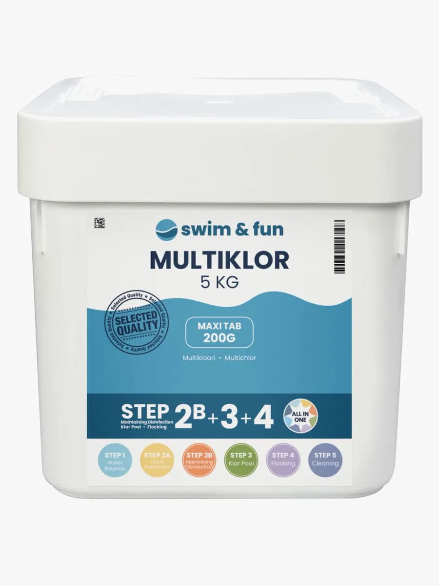 Swim &  Fun Stabiliserat Klor 25 st x 200 gram