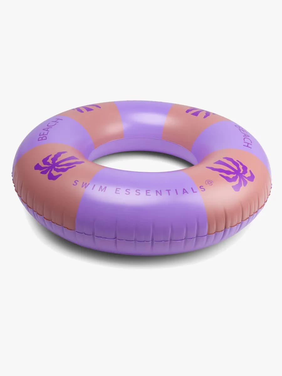 SwimEssentials Badring 120 cm, Palm Trees Purple