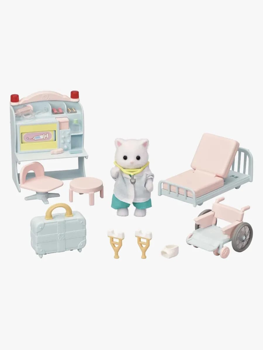 Sylvanian Families Dockhustillbehör med Doktorsfigur