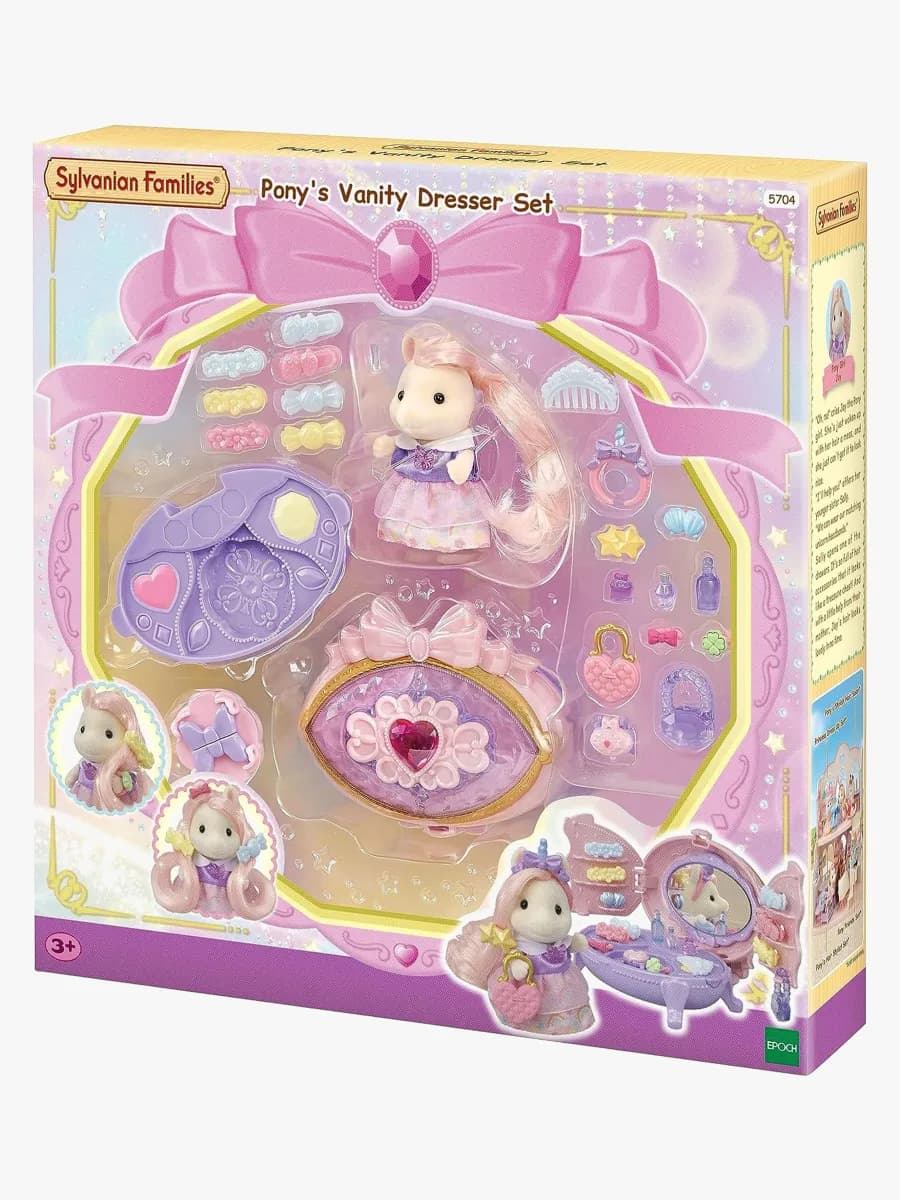 Sylvanian Families Dockhustillbehör Sminkbord med Figur