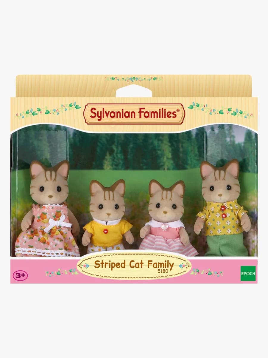 Sylvanian Families Figurset Familjen Randig Katt