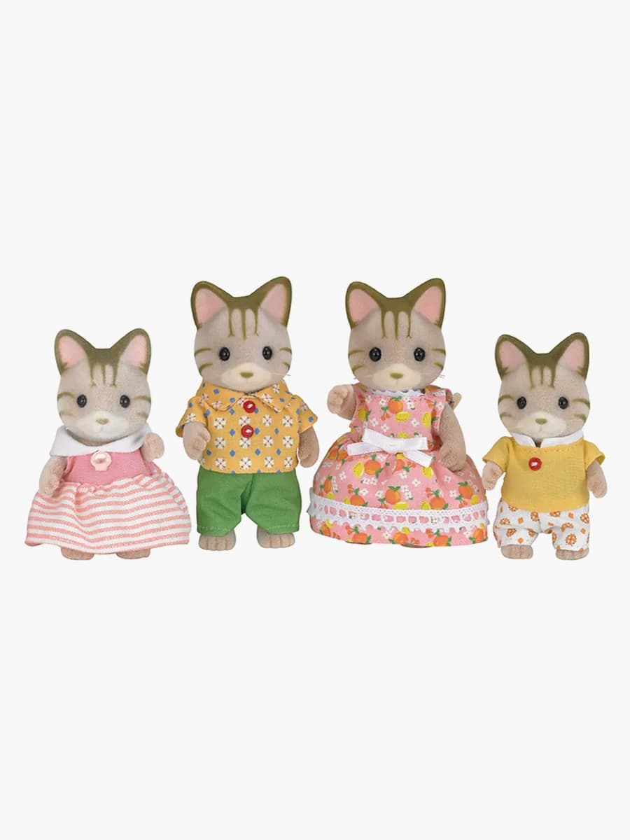 Sylvanian Families Figurset Familjen Randig Katt