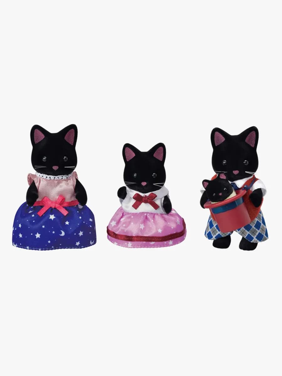 Sylvanian Families Figurset Midnatt Kattfamilj