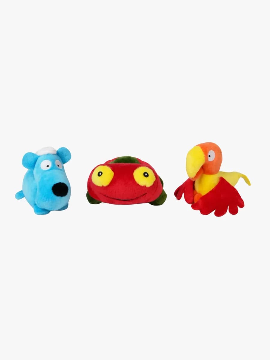 Teddykompaniet Babblarna Gosedjur Tut, Faffa &  Vovvo  15 cm