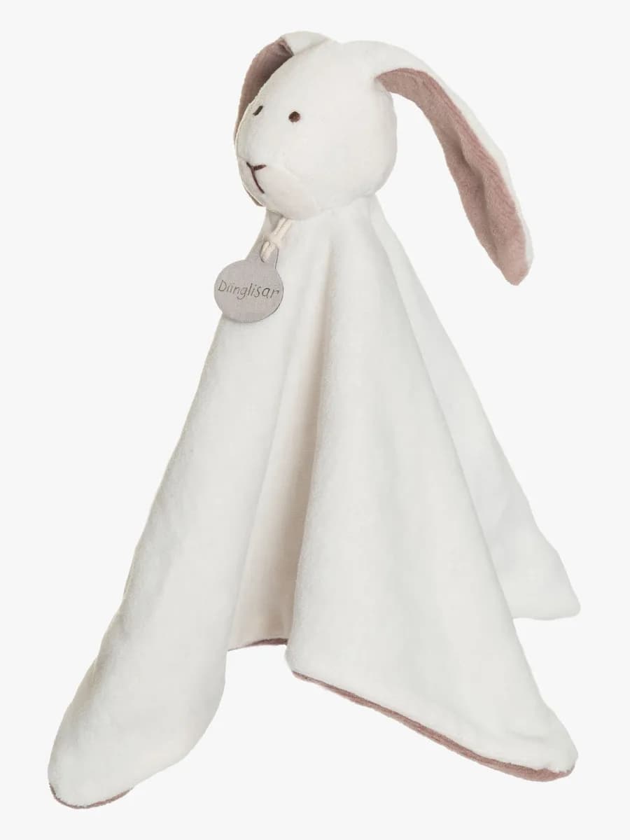 Teddykompaniet Diinglisar  Kanin Snuttefilt, White