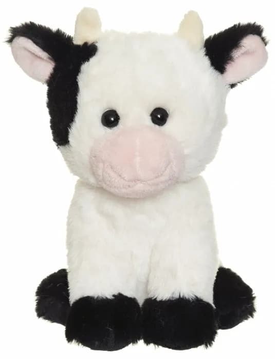 Teddykompaniet Farm sittande ko 18 cm