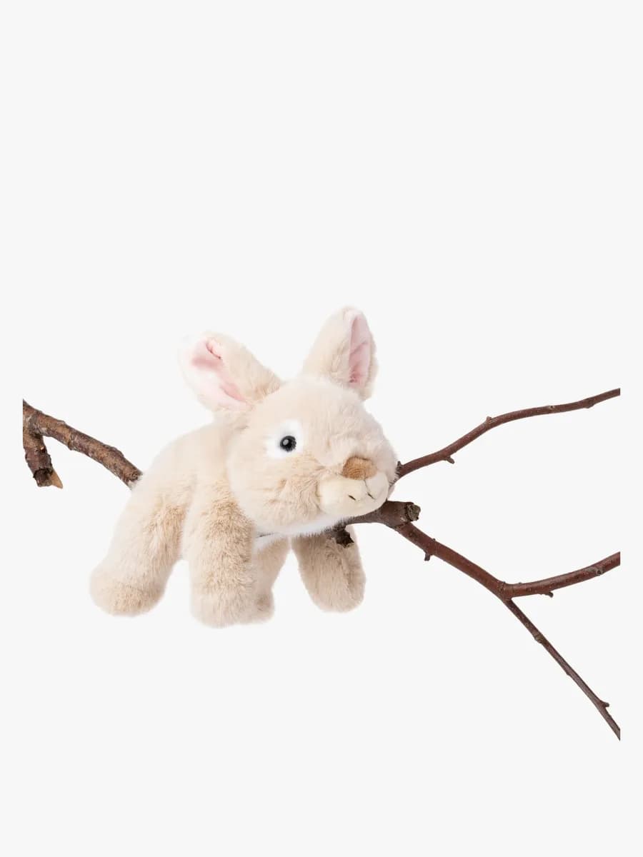 Teddykompaniet Gosedjur Liggande Kanin 28 cm, Beige