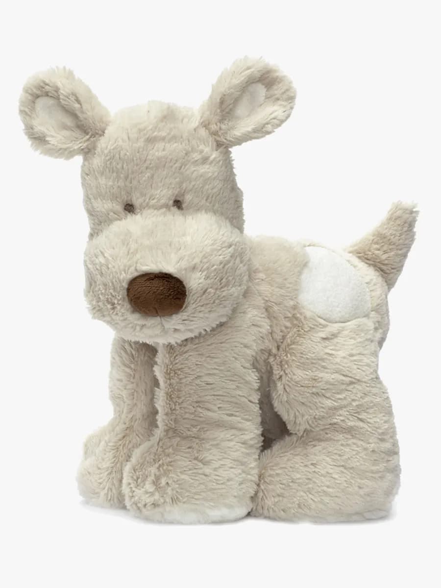 Teddykompaniet Hund Teddy Cream 26 Cm, Grå