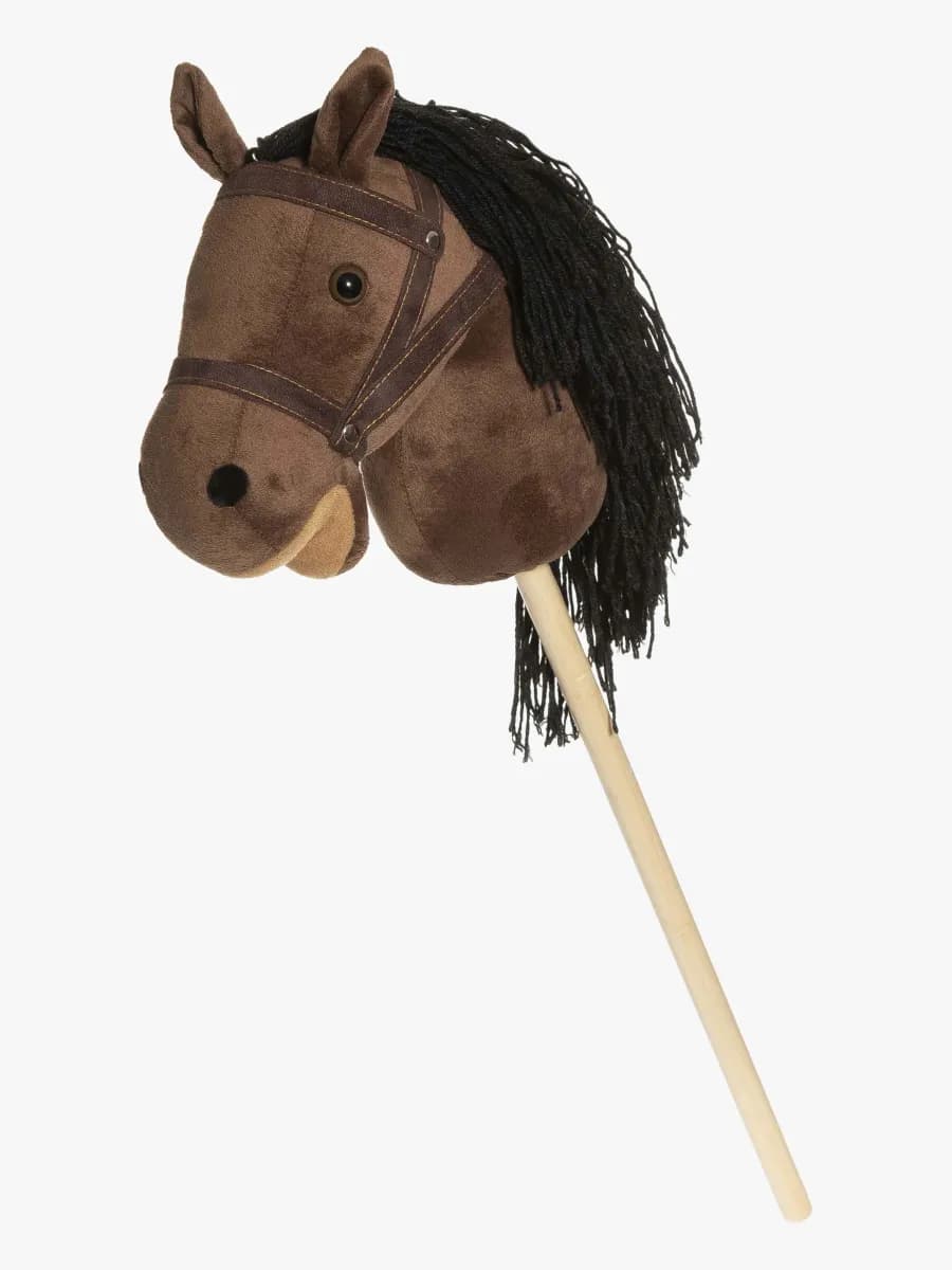 Teddykompaniet Käpphäst med tyglar 80 cm (Brun)
