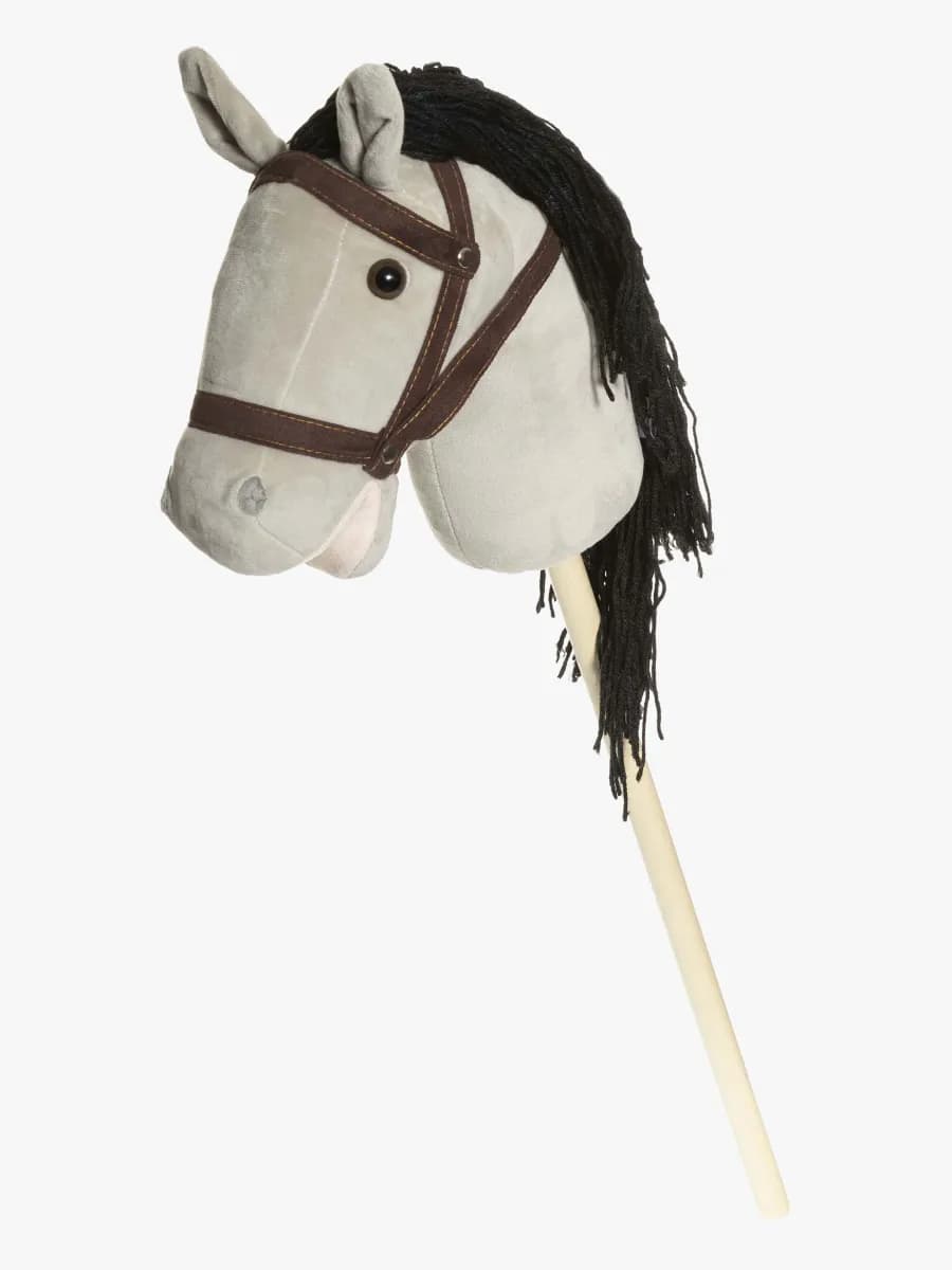 Teddykompaniet Käpphäst med tyglar 80 cm (Grå)