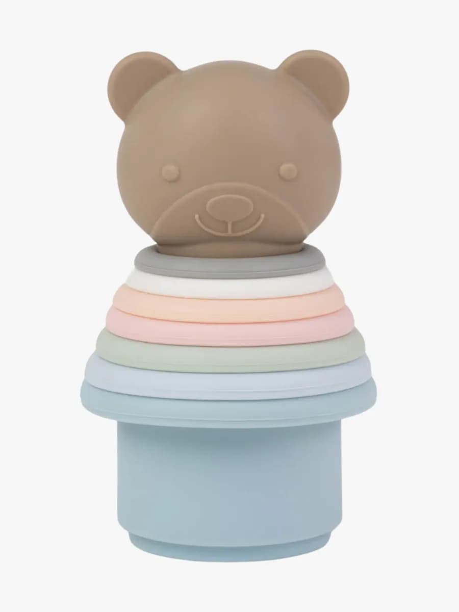 Teddykompaniet Nalle Stapelleksak Silikon