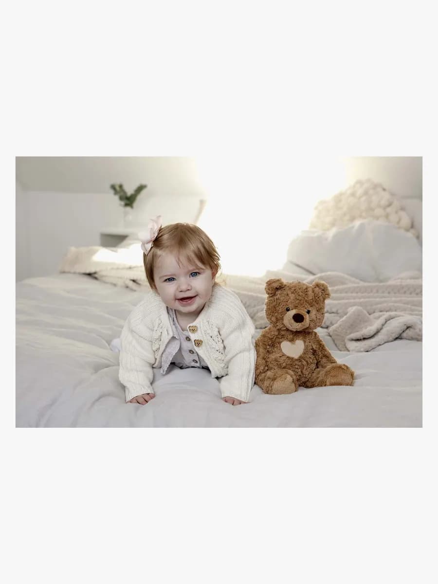 Teddykompaniet Teddy Cream Nalle Gosedjur 35 Cm, Brun