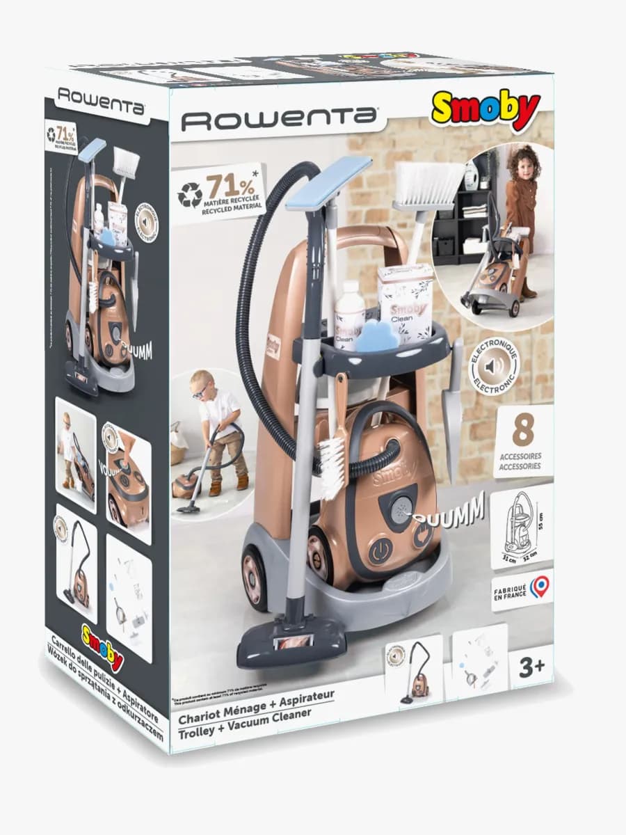Tefal Rowenta Städvagn med Dammsugare