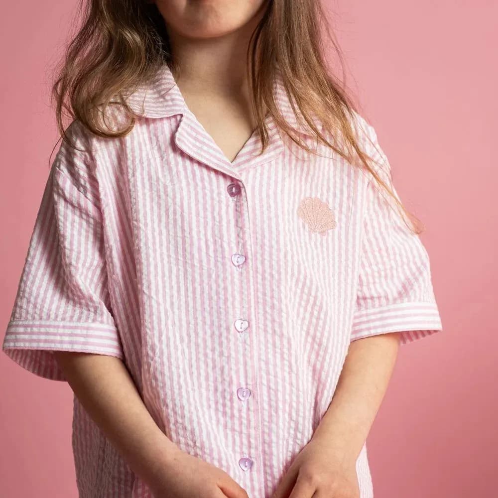 That's Mine Ino Skjorta, Pink Stripe, 104