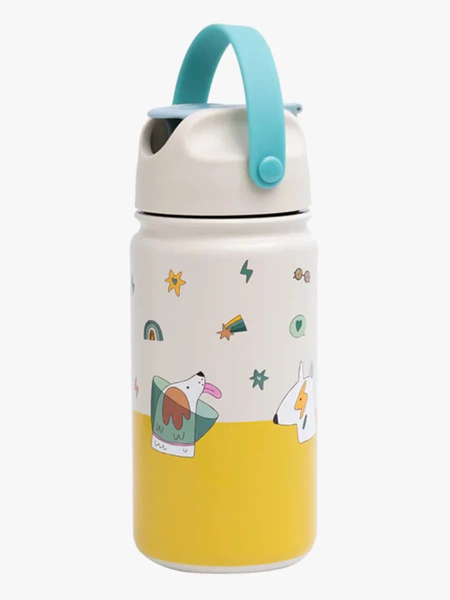 The Cotton Cloud Stainless Steel Vattenflaska, Funky Dogs