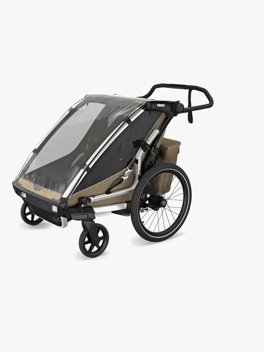 Thule Chariot Cross 2 Cykelvagn, Khaki G3 - Bäst i test