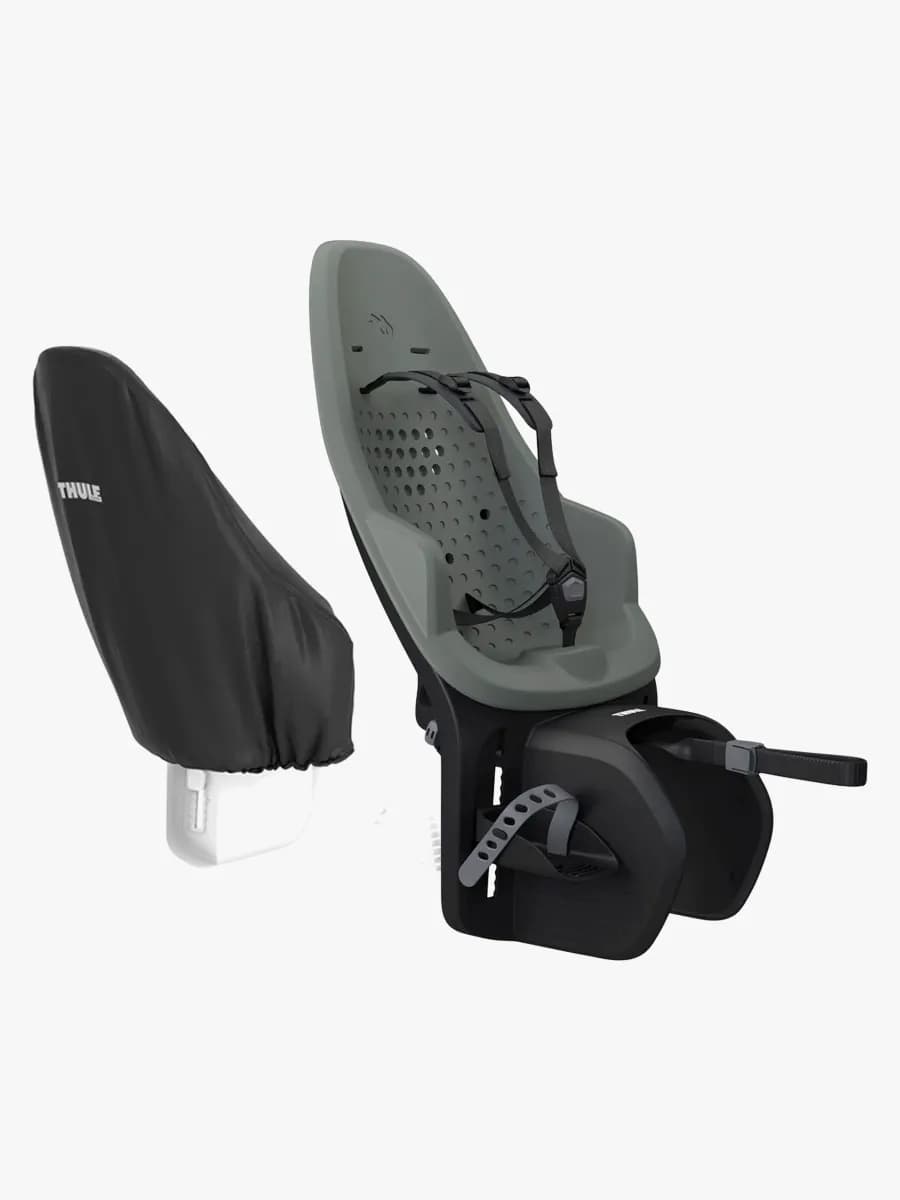 Thule Yepp 2 Maxi Rack Mount Cykelsits inkl. Regnskydd, Agave