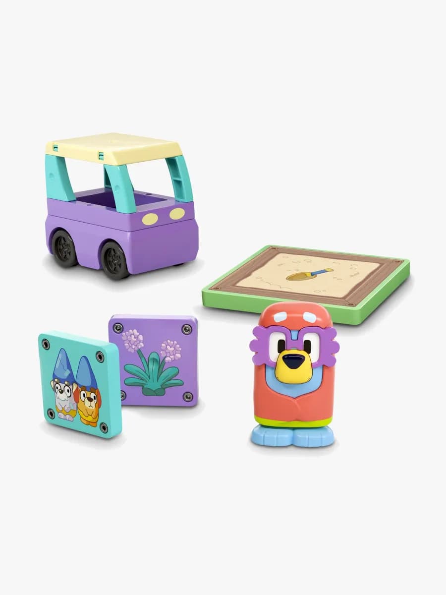 Tile Town Bluey Magnetisk Byggsats Booster-Pack