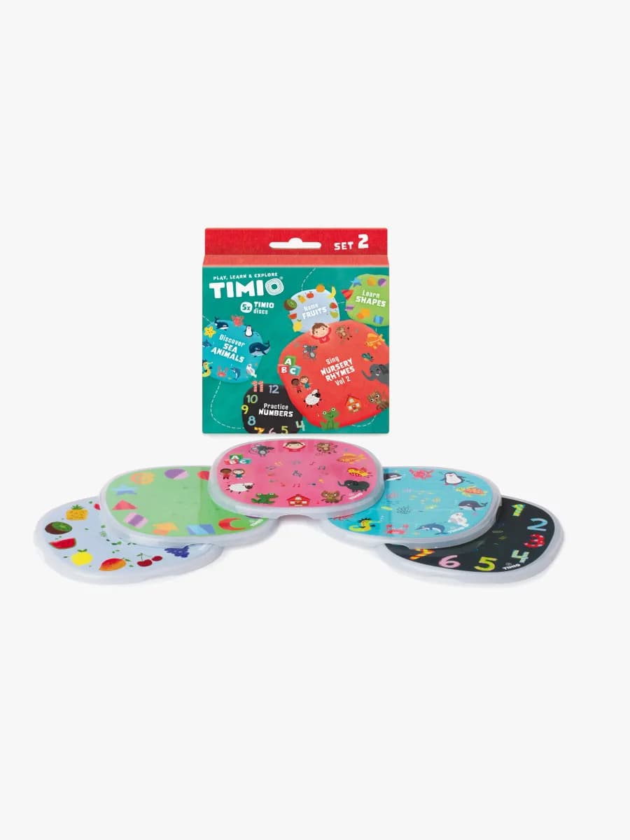Timio Skivpaket 5-i-1 Siffror &  Ramsor 2-pack
