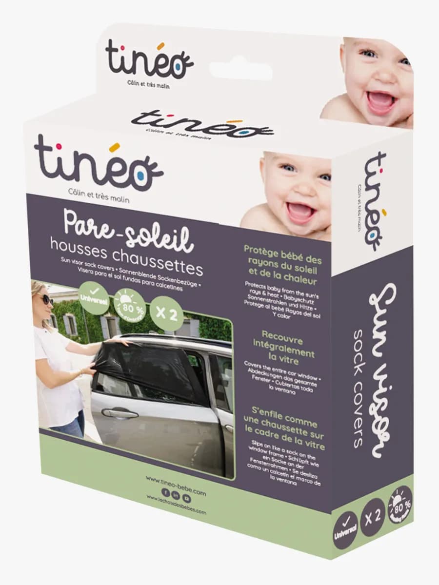 Tinéo Solskydd Till Bil 2-Pack