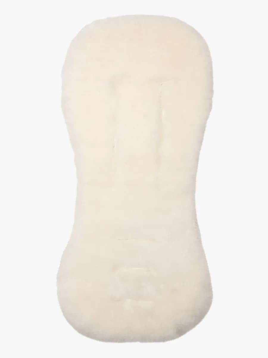 Tinkafu Lammskinn Merinoull Sittdyna, White