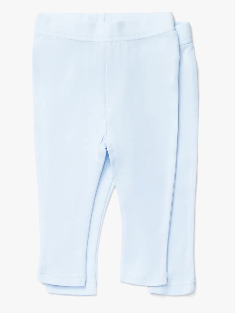 Tiny Treasure Lexi Leggings 2-Pack, Baby Blue 62