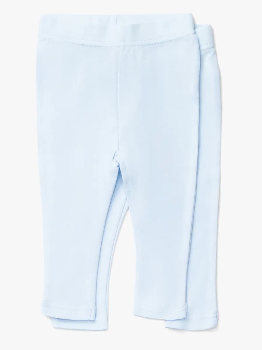 Tiny Treasure Lexi Leggings 2-Pack, Baby Blue 74