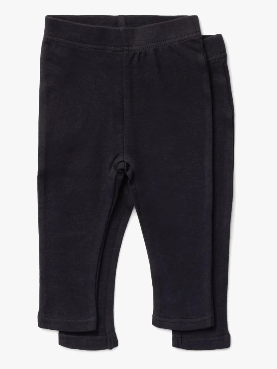 Tiny Treasure Lexi Leggings 2-Pack, Phantom Black 56