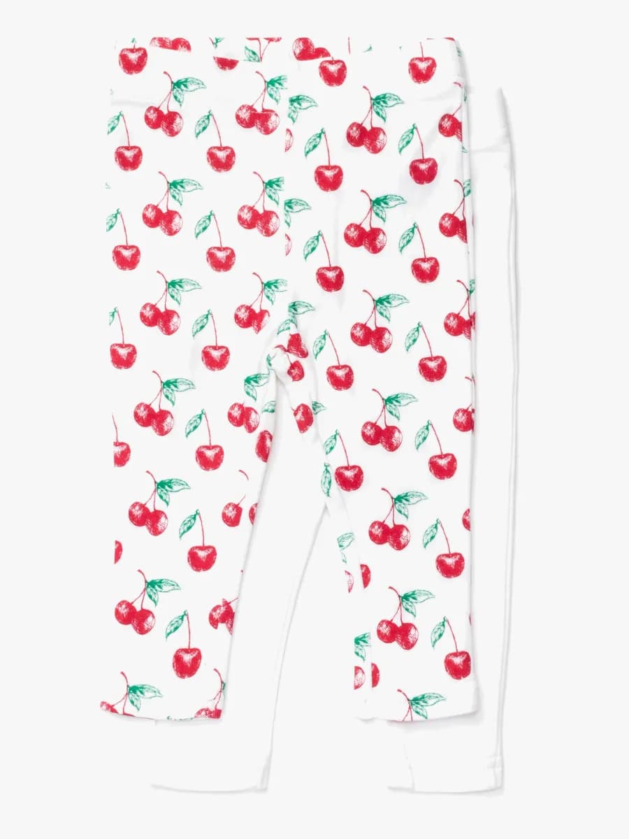 Tiny Treasure Lexi Leggings 2-Pack, White 62