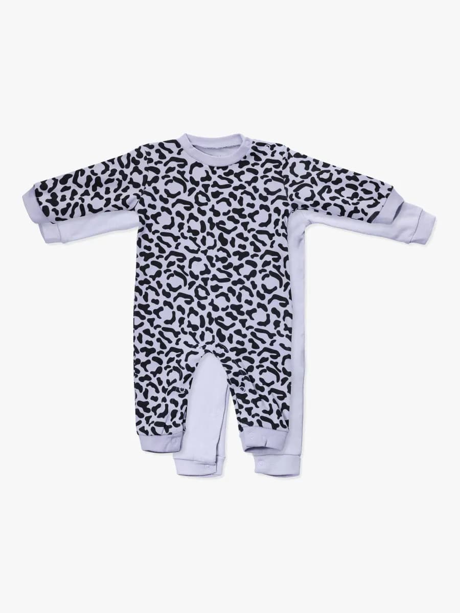 Tiny Treasure Maxime Jumpsuit 2-pack, Purple 62