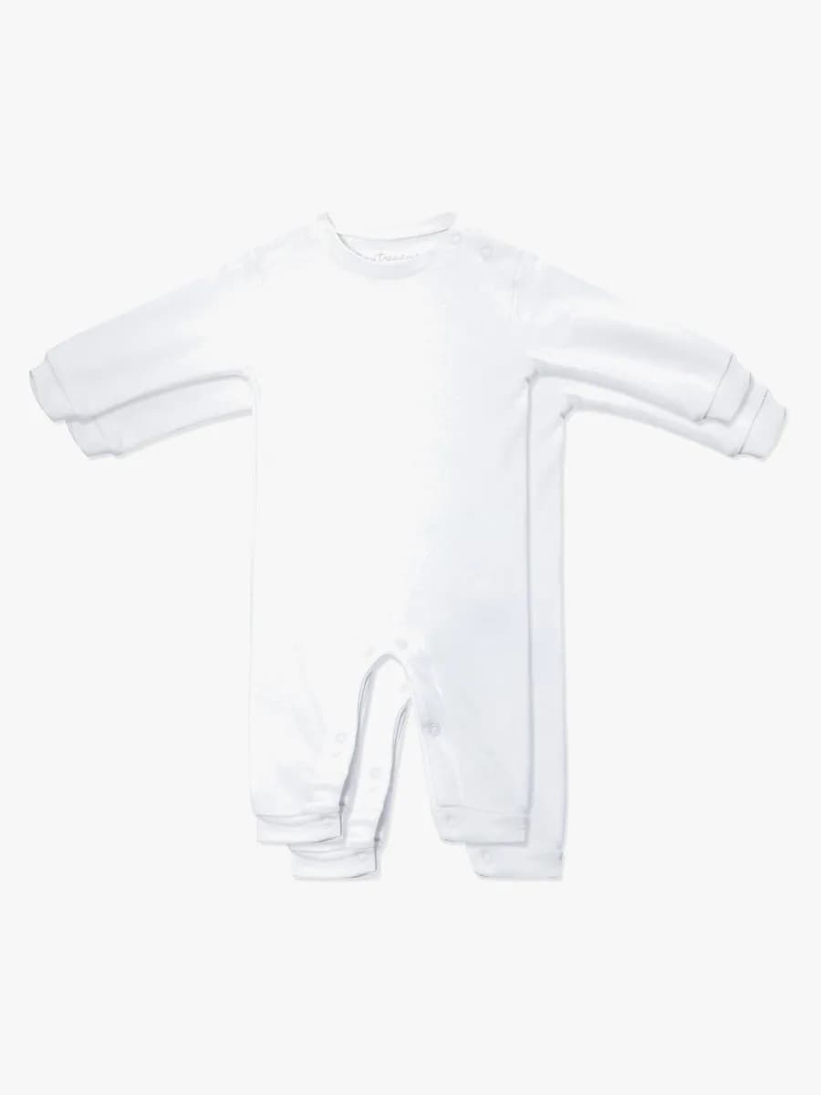 Tiny Treasure Maxime Jumpsuit 2-Pack, White 56