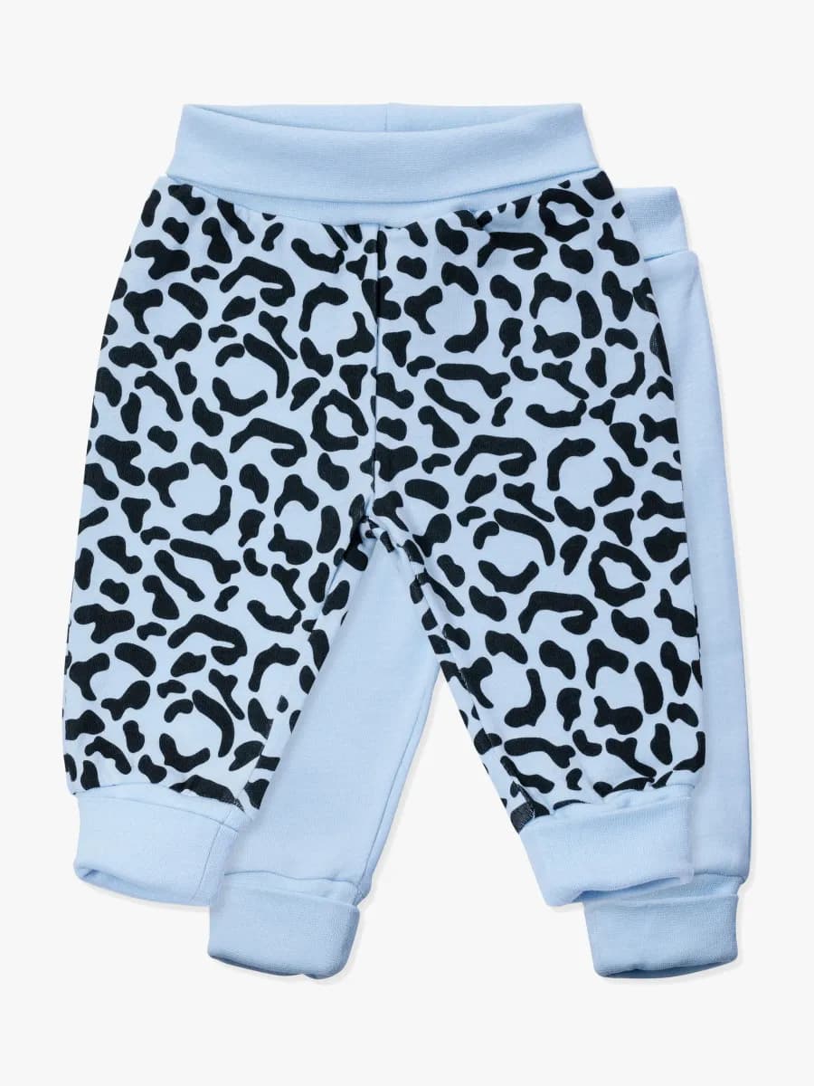 Tiny Treasure Willow Byxa 2-Pack, Baby Blue/Leo 56