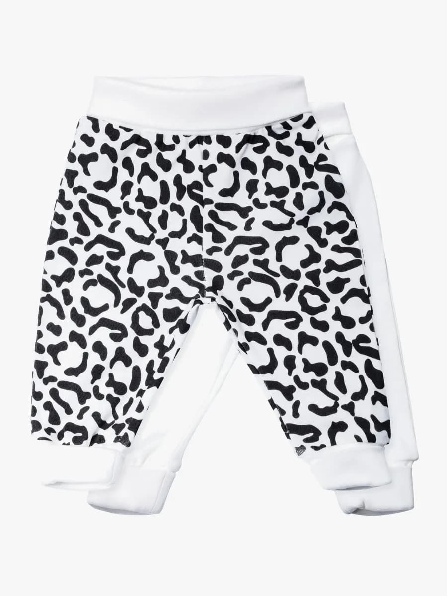 Tiny Treasure Willow Byxa 2-Pack, White/Leo 56