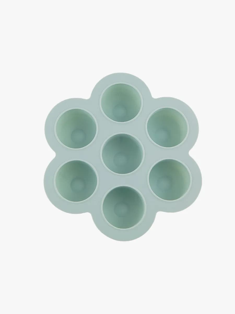Tiny Tot Portionsform med lock 7 fack (Smokey Green)