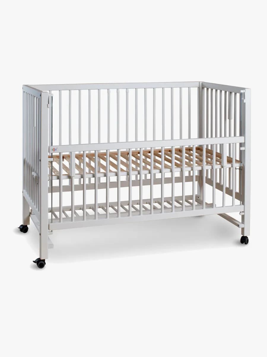 tiSsi XXL Bedside Crib HAJO 120x60, Vit