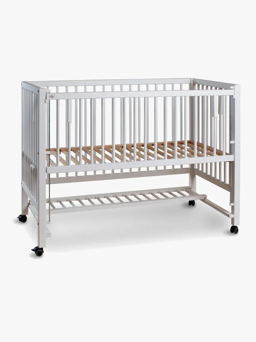 tiSsi XXL Bedside Crib HAJO 120x60, Vit