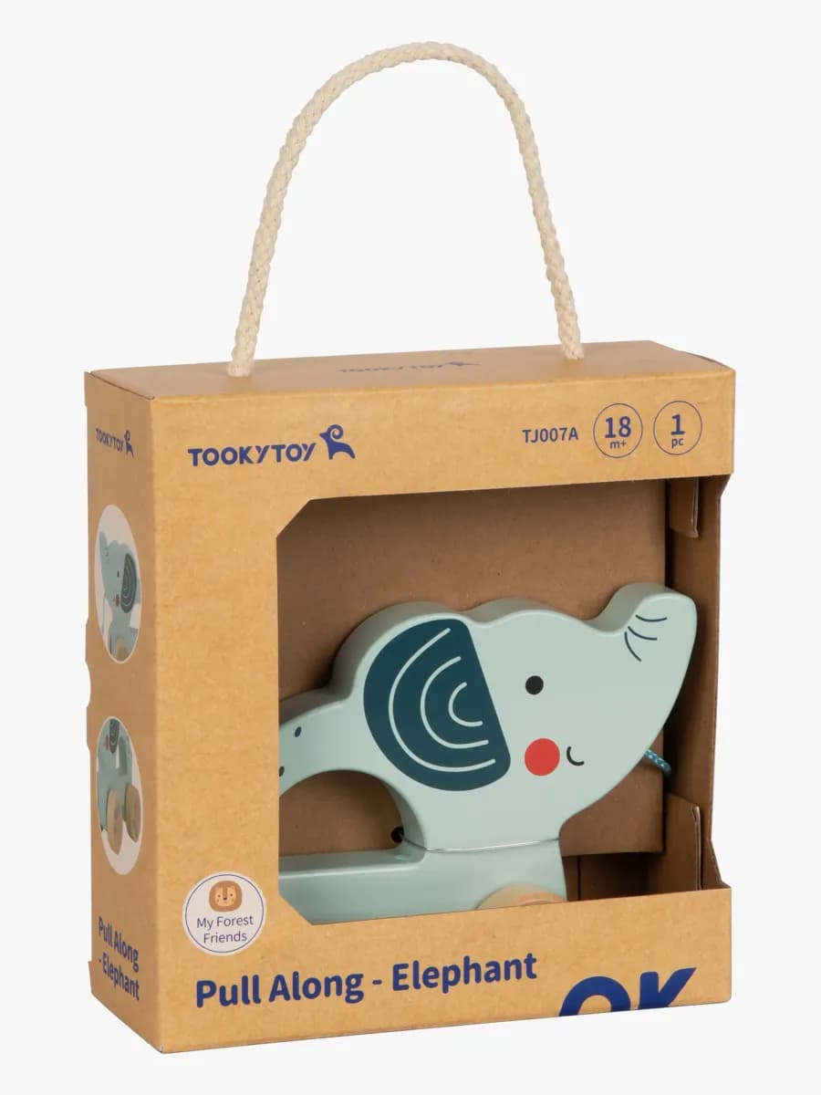 Tooky Toy Dragleksak Elefant