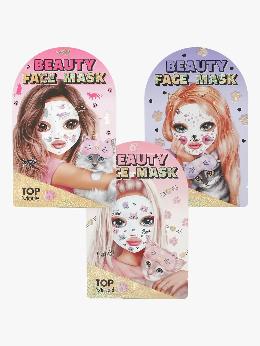 TOPModel BEAUTY and ME Ansiktsmask Djur, Blandad