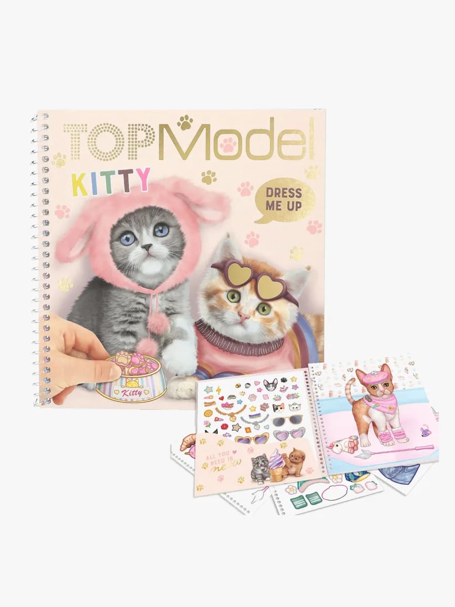 TOPModel Dress Me Up Stickerbok (Kitty)