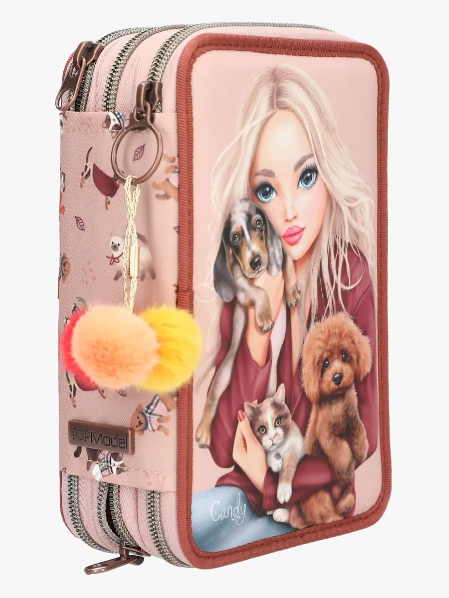 TOPModel FUR-EVER FRIENDS Trippelpennfodral