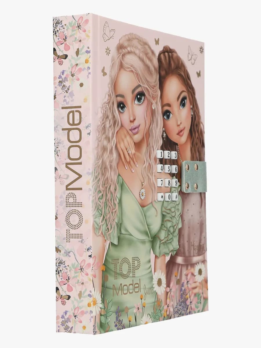 TOPModel SUMMER FEELING Dagbok med Kod &  Musik