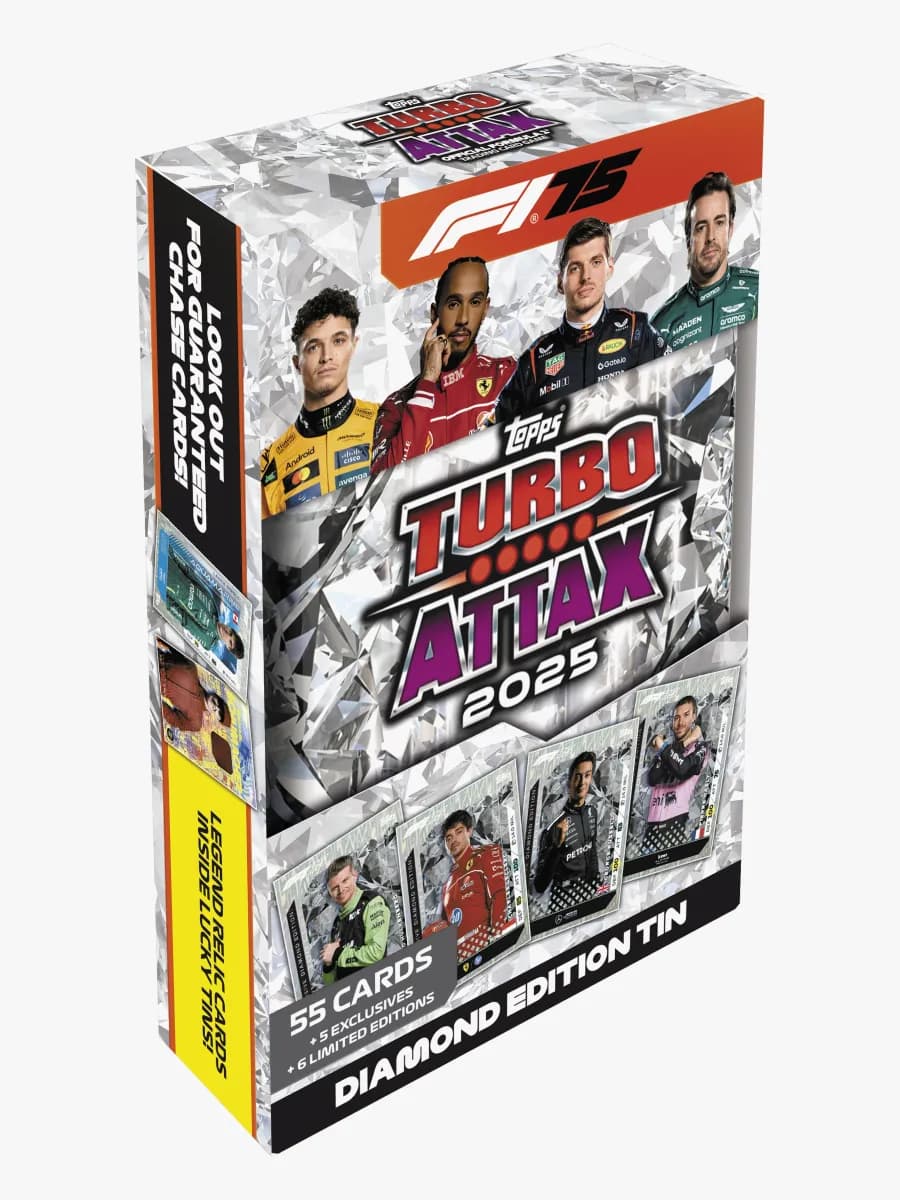 Topps Formula 1 Samlarkort Turbo Attax Mega Tin Diamond Edition