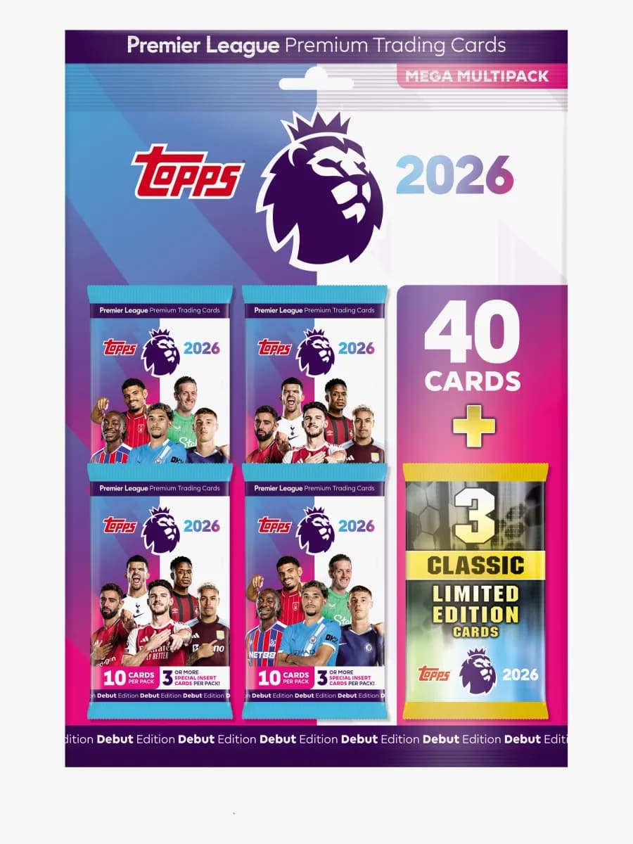 Topps Premier League Samlarkort Mega Multipack 43 st
