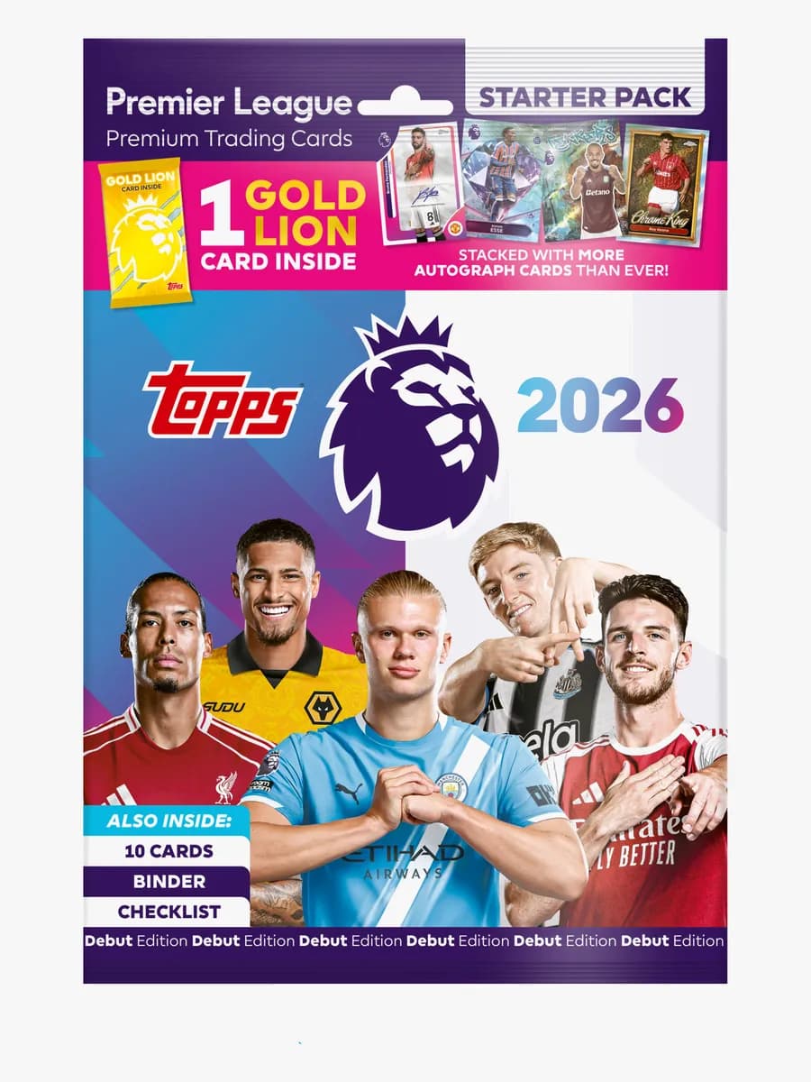 Topps Premier League Samlarkort Startpaket 10 st