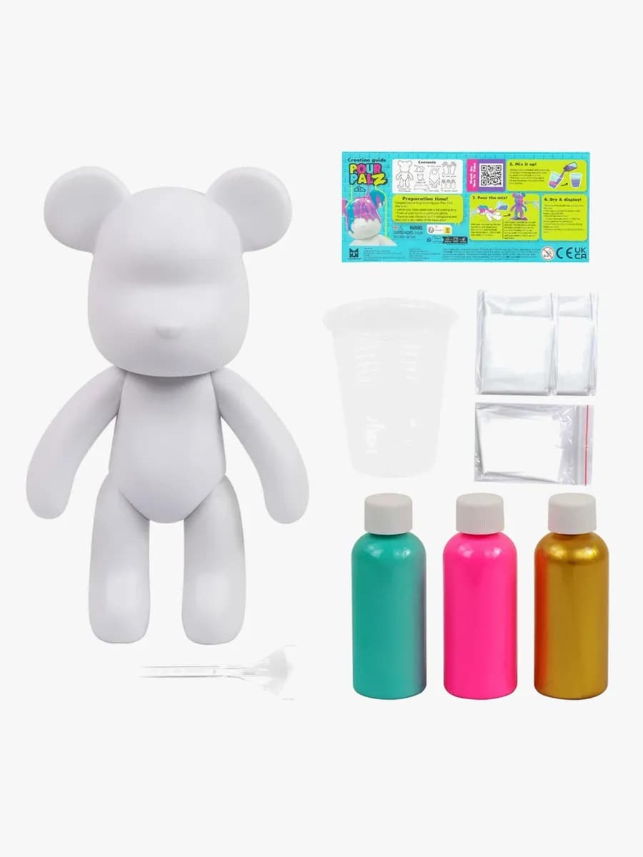TOYMONSTER POUR PALZ DIY-set Måla Din Egen Björn, Golden Dream