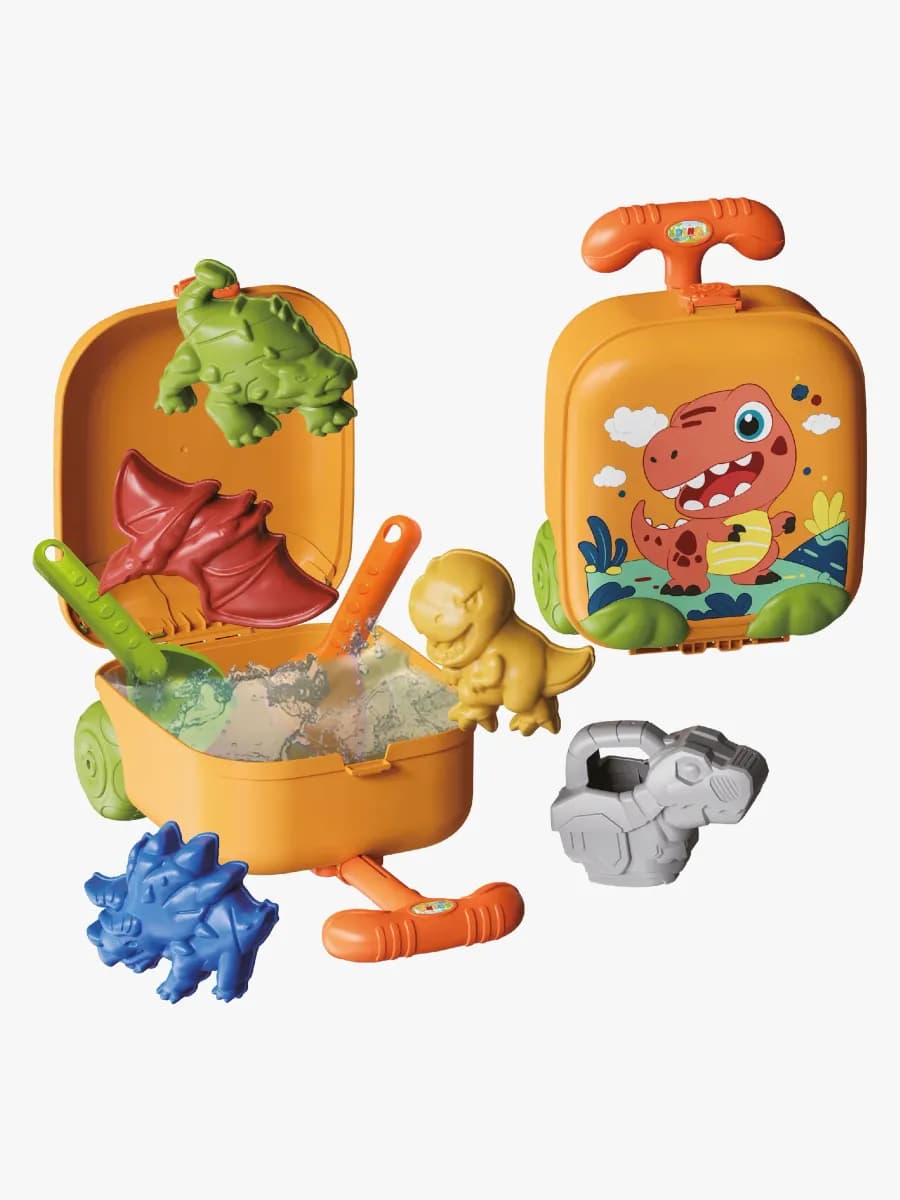Toyrock Strandset med Väska Dino 8 Delar