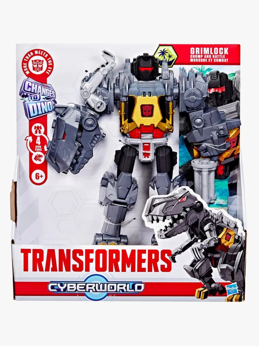 Transformers Cyberworld Figur Chomp &  Battle Grimlock