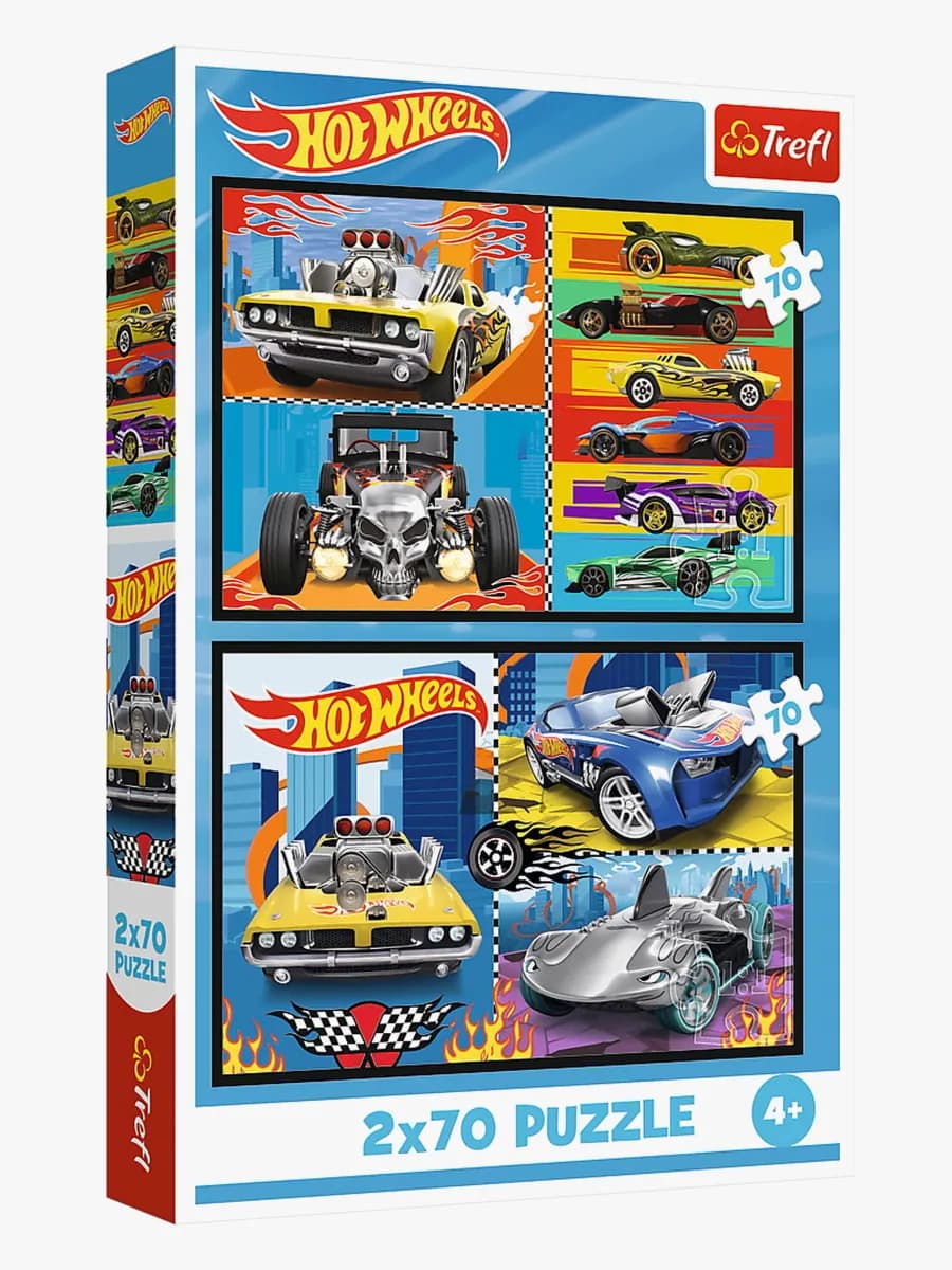 Trefl Hot Wheels Pussel 2x70 Bitar